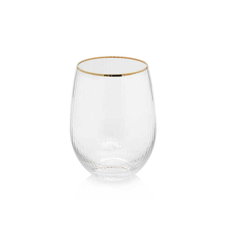 Zodax 6 - Piece 18.26oz. Glass Drinking Glass Glassware Set | Wayfair